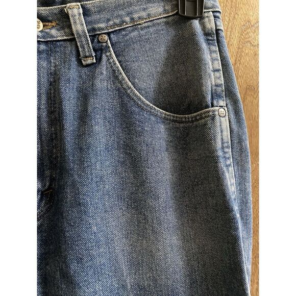 Twenty X Mens 32 x 34 Style 22 Relaxed Fit Faded Straight Leg Denim Blue Jeans - Picture 3 of 14